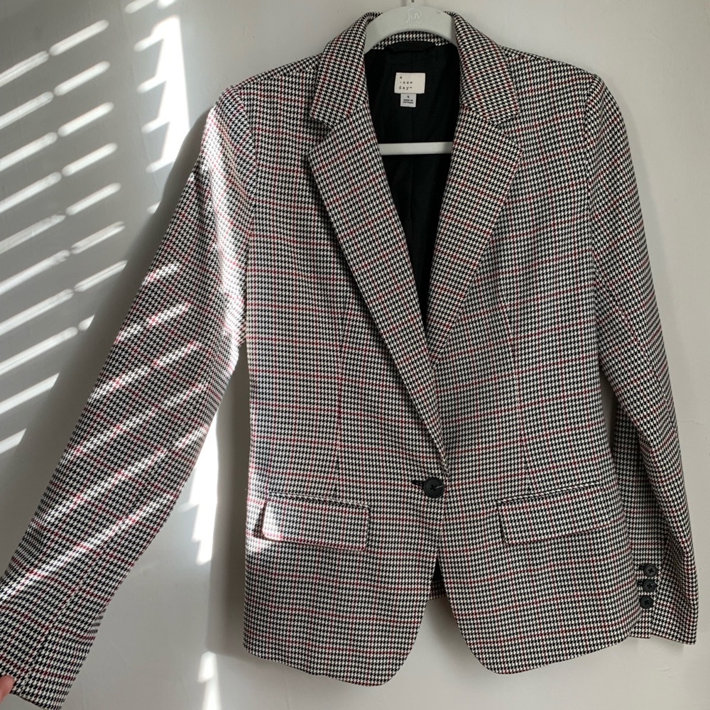 a new day houndstooth blazer - never worn